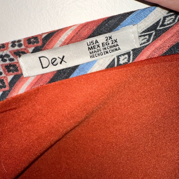 Dex Size 2X Western print dress - Picture 4 of 4